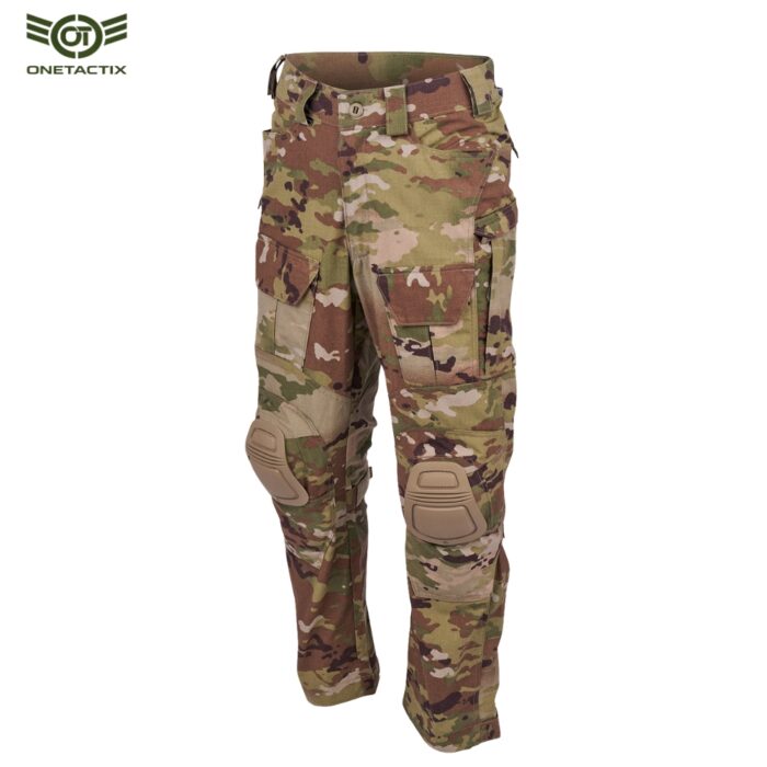 Combat Trousers with Integrated Knee Pads